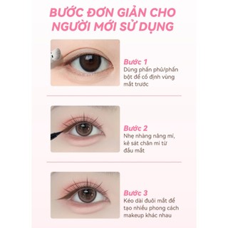 Bút Kẻ Mắt LULU&NANA Nét Mỏng 0.01mm Mượt Mà, Chống Run, Bền Màu Lâu Trôi Suốt 8h