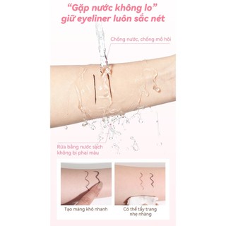 Bút Kẻ Mắt LULU&NANA Nét Mỏng 0.01mm Mượt Mà, Chống Run, Bền Màu Lâu Trôi Suốt 8h
