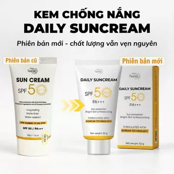 [Bap Bì Mớ]Kem chống nắng RIORI SPF 50 - SUN CREAM chống nắng vật lý và hóa học, chống trôi, phù hợp với mọi loại da 50g