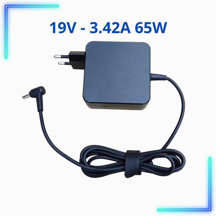 Cục Sạc Laptop Asus 19V - 3.42A 65W Đầu Nhỏ cho Asus Vivobook Zenbook - Adapter Asus New