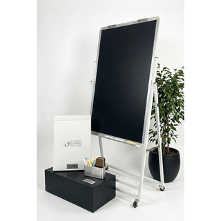 Bảng Flipchart F3 viết phấn POLY 120x80 đen trơn