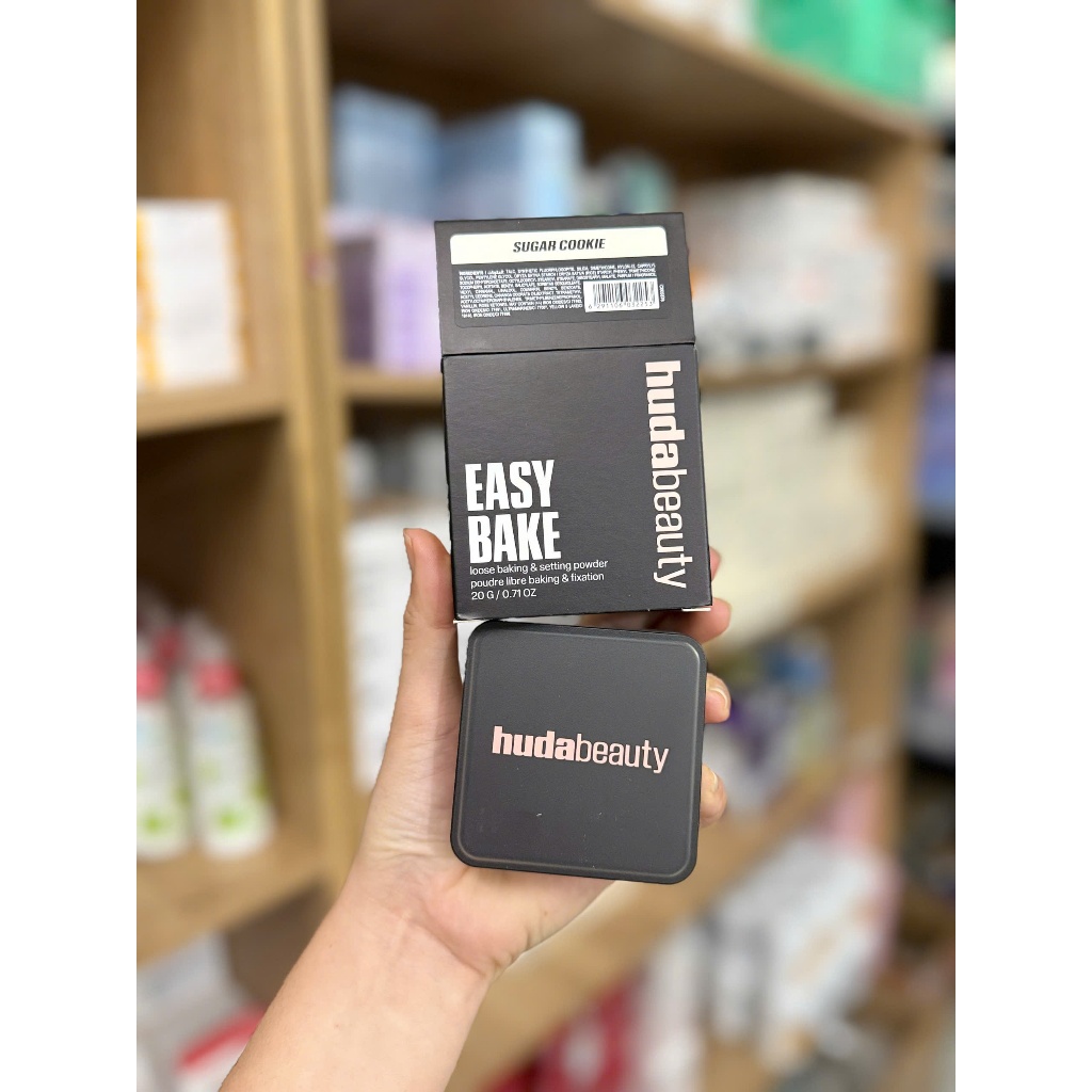 Phấn phủ bột huda beauty easy bake loose baking & setting powder 6g 20g_Missha