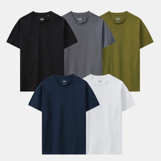 Áo Thun Ngắn Tay Nam HS HOÀNG SỰ GROUP 57-82kg Chất Liệu Cotton Thoáng Mát Hoạ Tiết Trơn Basic-TS007