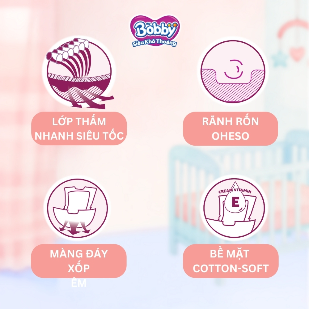 Miếng lót sơ sinh Bobby Newborn 1 + Newborn 2