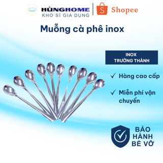 [GIÁ SỈ] Bộ 20 Muỗng Inox Ăn Canh – Muỗng Bầu, Vuông, Nhọn Siêu Bền