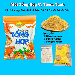 [BĐSH] COMBO 5 Gói Mồi Câu Cá Tổng Hợp - Chuyên Dùng Câu Chép, Diếc, Rô Phi, Trôi Dịch Vụ và Tự Nhiên
