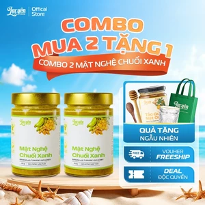 Combo 2 Hũ Mật Nghệ Chuối Xanh Lạc Yên Foods Vị Thơm Tự Nhiên Dễ Uống