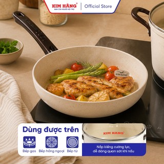 Chảo nhôm Ceramic Thanh Xuân  chống dính đế từ Kim Hằng