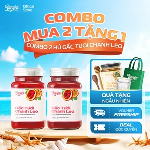 Combo 2 Hũ Gấc Tươi Chanh Leo Lạc Yên Foods Kèm Quà Tặng Hấp Dẫn