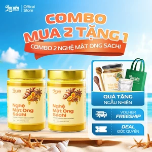Combo 2 Hũ Nghệ Mật Ong Sachi Lạc Yên Foods, Kèm Quà Tặng, Vị Ngọt Dịu Dễ Uống, Không Hăng Đắng