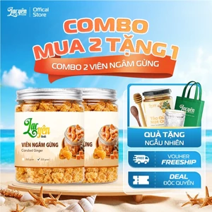 Combo 2 Hũ Viên Ngậm Gừng Gió Lạc Yên Foods - Viên Ngậm Nguyên Miếng, Vị Cay Nhẹ Ấm Nồng, Ít Ngọt