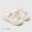Lùi 1 Size-Dép Sandal Nữ Đế Cao EVA 6cm Siêu Nhẹ Chống Trơn Quai Bản To Gắn Charm Gấu Hoa Cực Xinh-2QT2