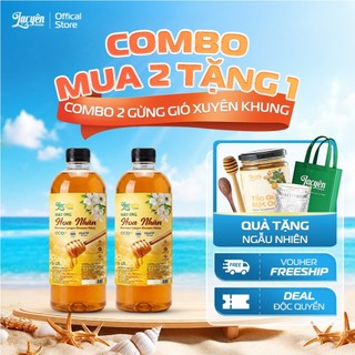 Combo Mật Ong Nguyên Chất Lạc Yên Foods Nguyên Liệu Pha Trà Làm Bánh Ngũ Cốc Dinh Dưỡng
