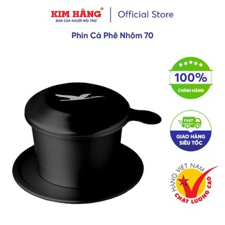 Phin Cafe Nhôm Kim Hằng Xi Màu Đen KHG8036