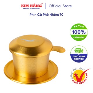 Phin Cafe Nhôm Kim Hằng Xi Màu Vàng KHG8034