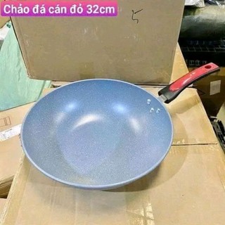 Chảo Vân Đá Sâu Lòng Chống Dính Size 32cm Dùng Cho Mọi Bếp