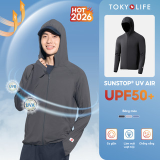 Áo Khoác Chống Nắng Nam TOKYOLIFE Chống Tia UV Dòng Sunstop Air Mũ Liền Thoáng Khí 40000462