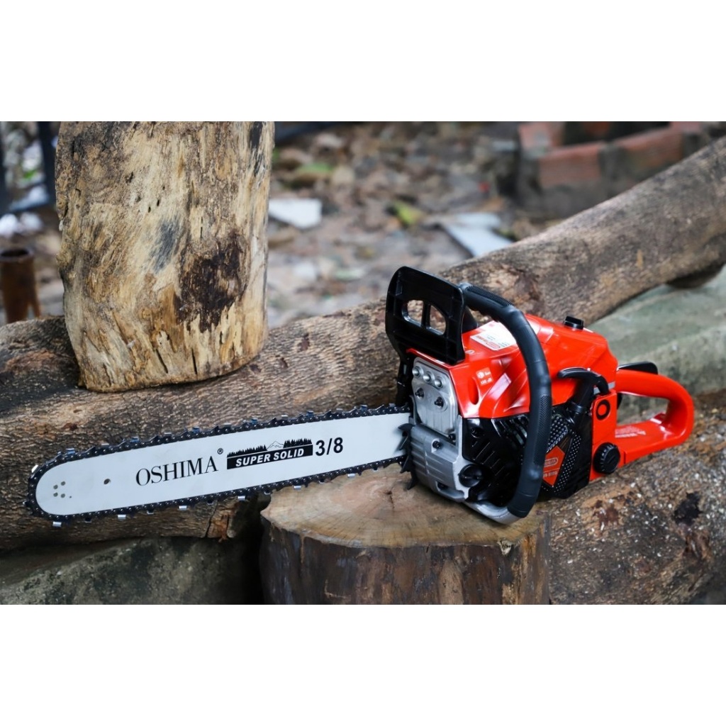 Cưa xích Oshima OS5900 - Công suất 2.5 KW - Động cơ 2 Thì 58cc - Bảo Hành Chính Hãng 12 Tháng