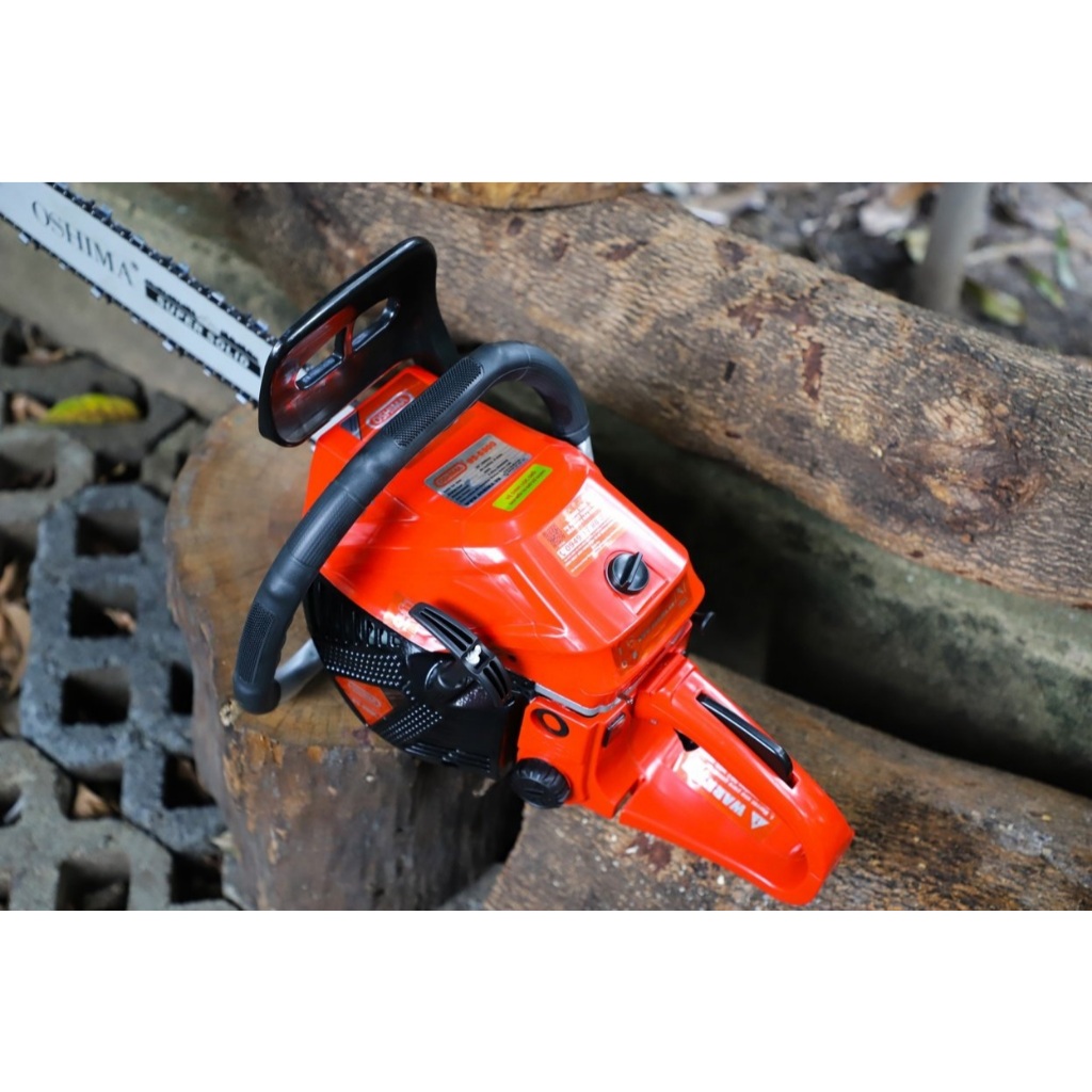 Cưa xích Oshima OS5900 - Công suất 2.5 KW - Động cơ 2 Thì 58cc - Bảo Hành Chính Hãng 12 Tháng