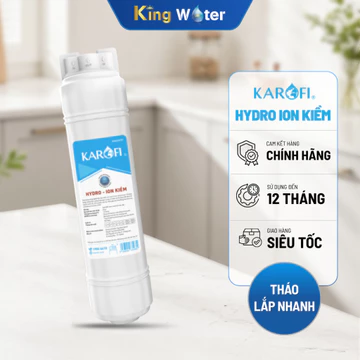 [HOẢ TỐC] Lõi Hydro-ion Kiềm Tháo Lắp Nhanh Karofi - Lõi Chức Năng Chính Hãng Dành Cho Máy Lọc Nước