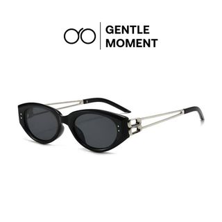 [KOL Live] Kính râm mắt mèo chống tia UV gọng kim loại cao cấp GENTLE MOMENT thời trang nam nữ sang trọng GM3358