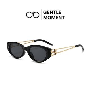 [KOL Live] Kính râm mắt mèo chống tia UV gọng kim loại cao cấp GENTLE MOMENT thời trang nam nữ sang trọng GM3358