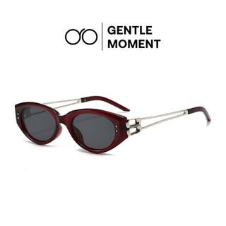 [KOL Live] Kính râm mắt mèo chống tia UV gọng kim loại cao cấp GENTLE MOMENT thời trang nam nữ sang trọng GM3358