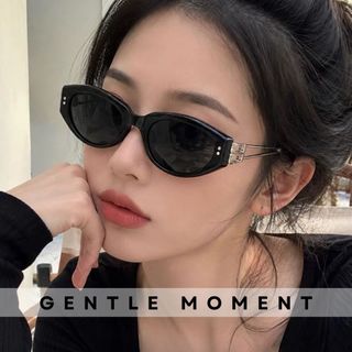 [KOL Live] Kính râm mắt mèo chống tia UV gọng kim loại cao cấp GENTLE MOMENT thời trang nam nữ sang trọng GM3358