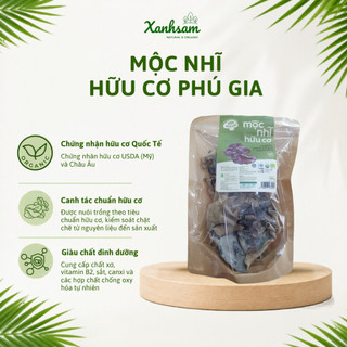 Nấm Khô Hữu Cơ Phú Gia 100g - Xanhsam Natural & Organic