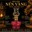 Đèn Dầu Thủy Tinh Cổ Phong Đế Đỏ Ruby Cao Cấp - Họa Tiết Trạm Khắc Tinh Xảo, Phong Cách Vintage Trang Trí Bàn Thờ, Trà Đ