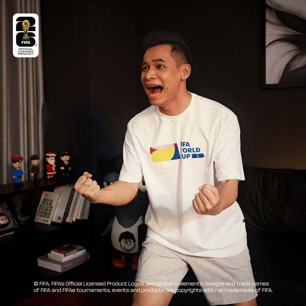 [MUA ÁO TẶNG KHĂN]Áo thun Tshirt nam nữ Relaxed Fit Cotton Compact World Cup Unity Bar