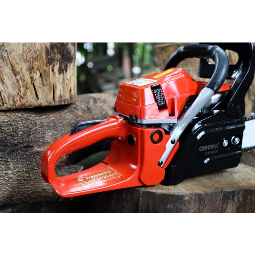 Cưa xích Oshima AK9999 - Công suất 2.5 KW - Động cơ 2 Thì 58cc - Bảo Hành Chính Hãng 12 Tháng
