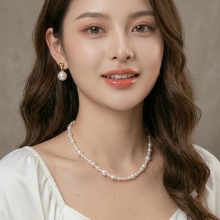 [ DAISYN ] N906 Dây chuyền ngọc trai nhân tạo xinh xắn random ,  chuỗi hạt ngọc trai thuỷ tinh phong cách vintage cho nữ