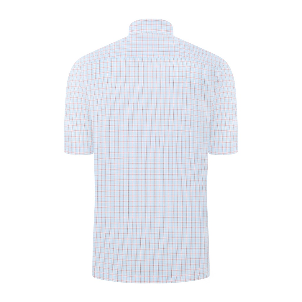 Áo sơ mi ngắn tay vạt ngang VIETTIEN SMART CASUAL vải Bamboo form REGULAR VT00000670
