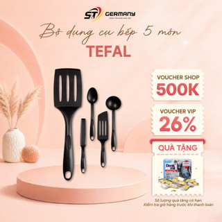 HCM Bộ dụng cụ bếp TEFAL 5 món hàng nhập khẩu, bộ dụng cụ nấu ăn đa năng GermanySnT 450269