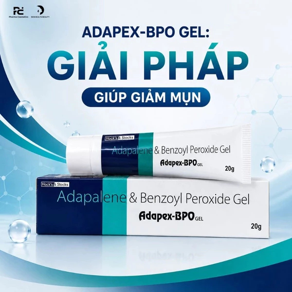 Gel Giảm Mụn, Thâm Sẹo Mụn Dành Cho Da Dầu Adapex - BPO Adapalene & Benzoyl Peroxide 20G