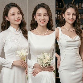 [ DAISYN ] N906 Dây chuyền ngọc trai nhân tạo xinh xắn random ,  chuỗi hạt ngọc trai thuỷ tinh phong cách vintage cho nữ