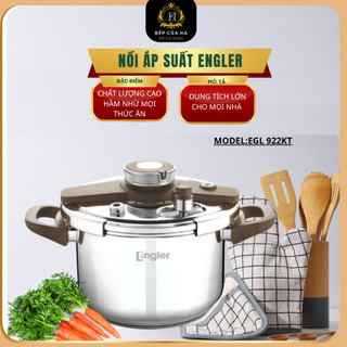 Nồi áp suất inox Engler EGL 922KT dung tích 6L inox 304 an toàn bền bỉ dùng trên mọi loại bếp- Bếp Của Hà