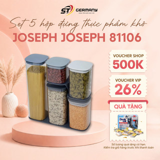 Set 5 hộp đựng thực phẩm khô Joseph 81106 Editions Podium , Hộp Đựng Thực Phẩm Cao Cấp HCM GermanySnT 510048