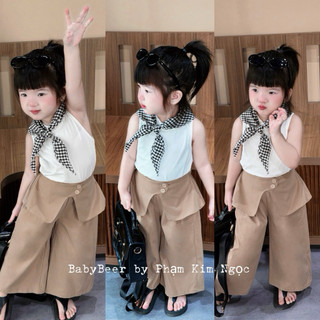 [TẶNG KHĂN]_[CHÍNH PHẨM LOẠI1] SET ÁO + QUẦN PHONG CÁCH HÀN CHO BÉ/ ảnh thật _BabyBeer