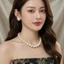 N599 choker dây chuyền vòng cổ hạt Ngọc hạt trai 12mm sang trọng cho nữ