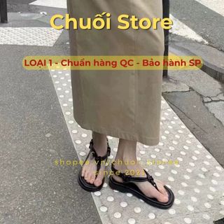 Dép quai hậu nữ da PU tổng hợp dệt vải đế cao su thuận tiện ôm chân vừa vặn nhẹ nhàng tinh tế