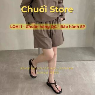 Dép quai hậu nữ da PU tổng hợp dệt vải đế cao su thuận tiện ôm chân vừa vặn nhẹ nhàng tinh tế