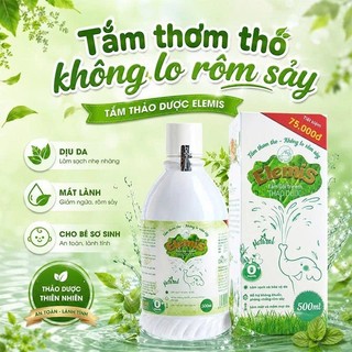 [Kèm Quà Tặng] Sữa tắm thảo dược cho bé 500ml – Dịu nhẹ, không cay mắt, hương thơm tự nhiên