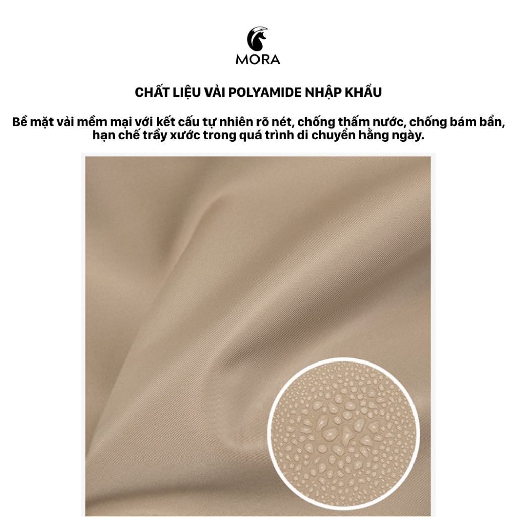 Balo MORA VALEN cao cấp – Balo laptop công sở nhẹ, dung tích lớn, chất liệu Polyamide bền đẹp, chống nước, thiết kế sang