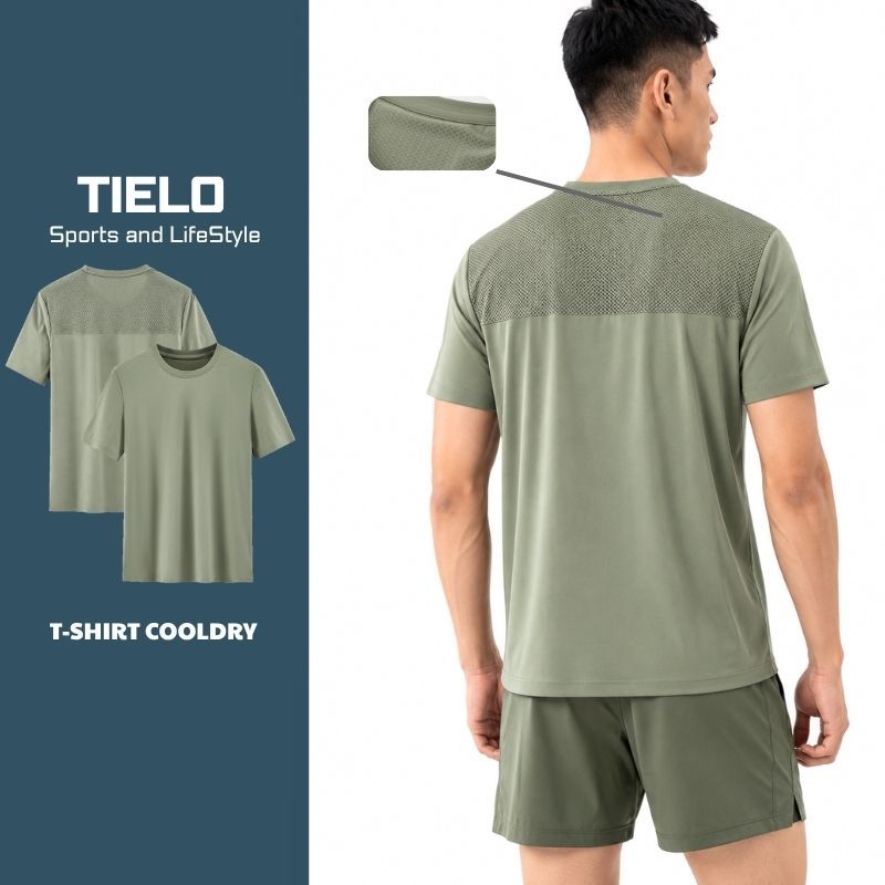 (Deal mở bán) T-Shirt CoolDry - Áo thể thao nam , form Regular fit,  co giãn , thoáng khí , gym , chạy bộ , picklebal