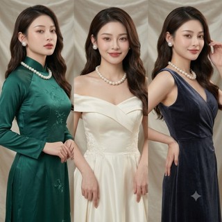 [ DAISYN ] N599 choker dây chuyền vòng cổ hạt Ngọc hạt trai 12mm sang trọng cho nữ