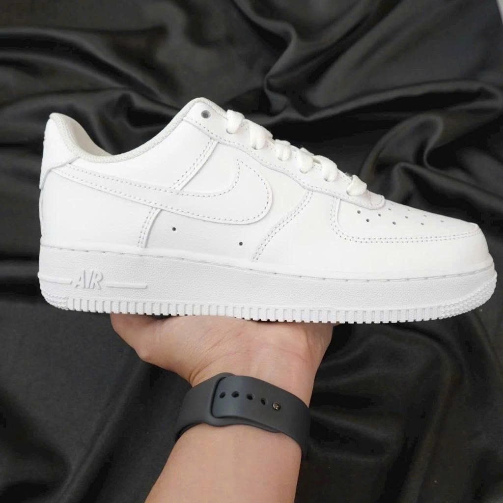 Giày Thể Thao AF1 Full Trắng đủ size Nam Nữ, Giày sneaker trắng Basic Cao Cấp Full bill box