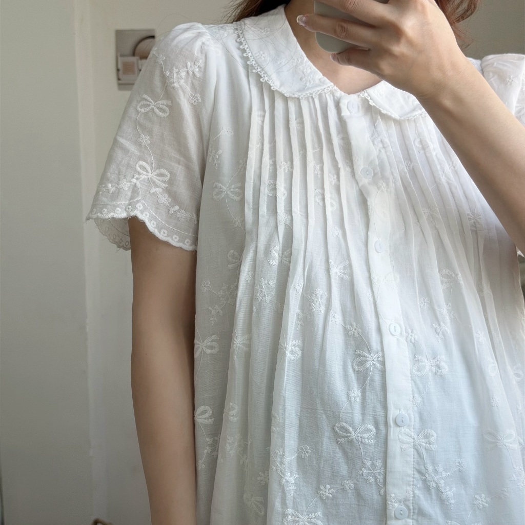 Áo sơ mi, áo bầu Suri Shirt chất thô boi kiểu dáng trẻ trung, áo bầu công sở thanh lịch BY LAMME