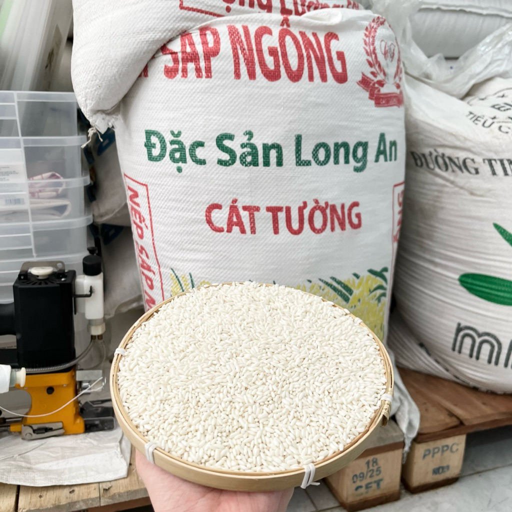 Nếp Sáp Ngỗng Long An - dẻo ngon, làm xôi, làm bánh